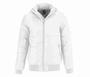 Felpa con cappuccio uomo B&C BC335 Bianco